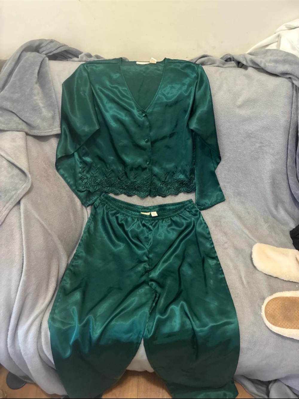 Vintage Victoria’s Secret Set in Emerald green from Y2K
